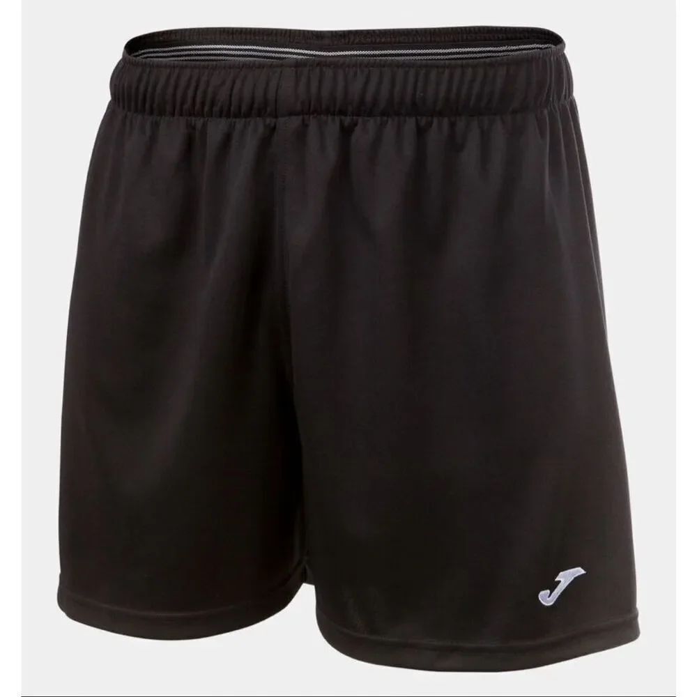Joma Paris II Black Sports Shorts Men’s 2XL  Elastic Waistband & Drawstring